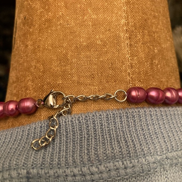 PINK Pearl Necklace 18”-20” Graduated Strand from QVC Besutiful - Picture 2 of 5